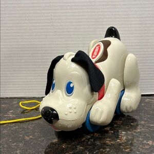 Vintage 1999 Playskool Digger Pull Behind Puppy Dog Pants And Barks